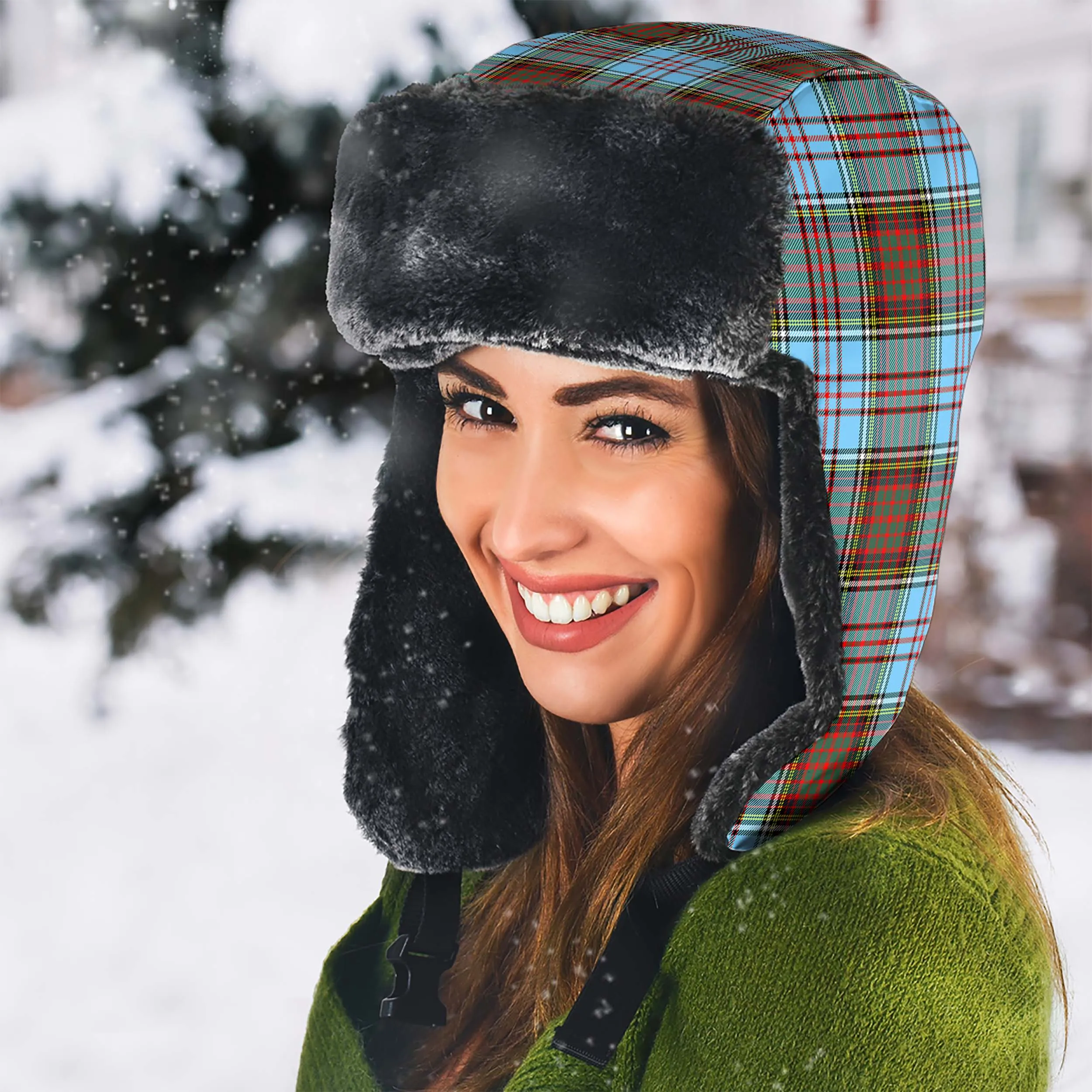 Anderson Ancient Tartan Winter Trapper Hat