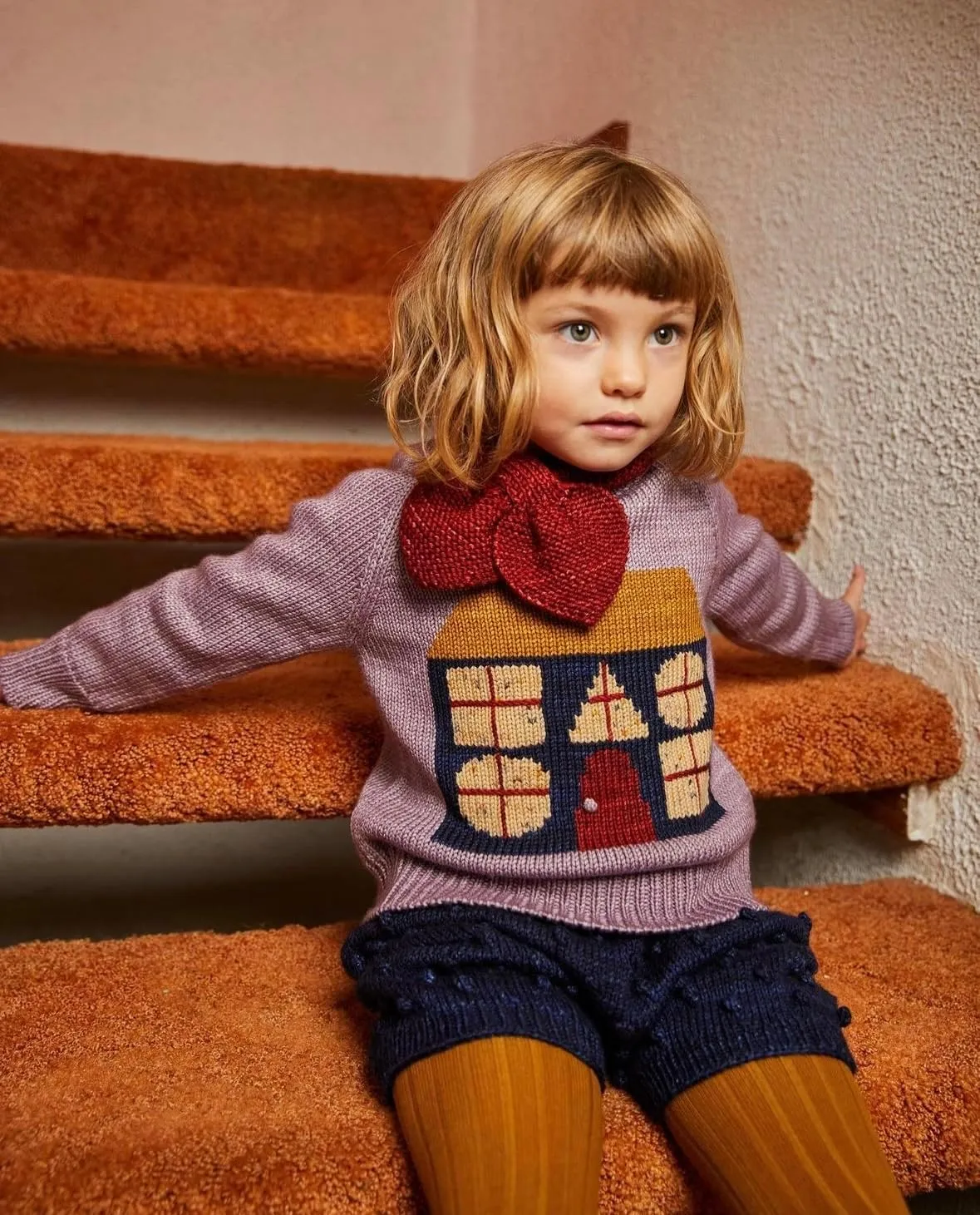 baby girls boy wool kint scarf cold Winter Knit neck handmade kintting scarf warm for kids