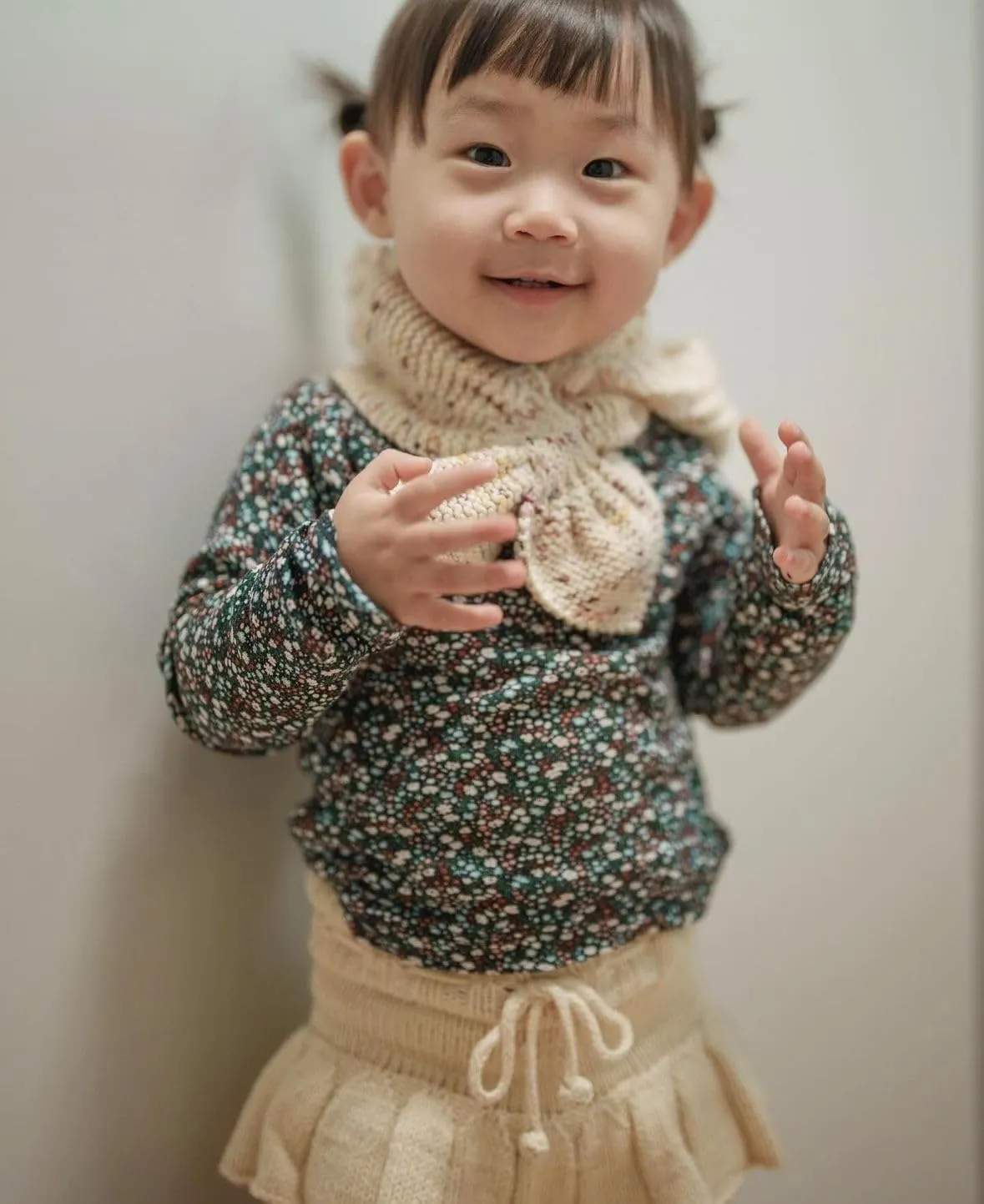 baby girls boy wool kint scarf cold Winter Knit neck handmade kintting scarf warm for kids
