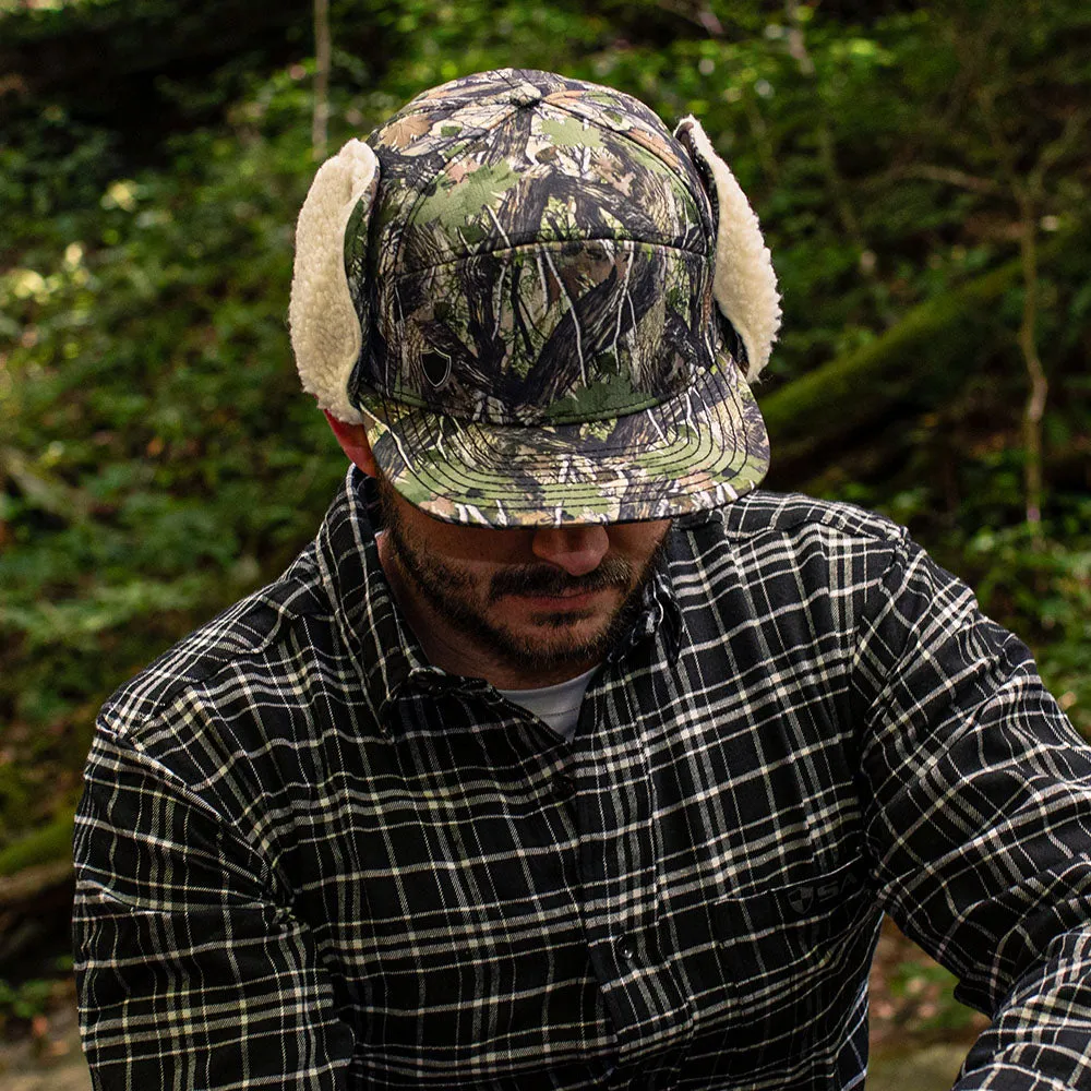 Billed Trapper Hat | Dregs Forest Camo