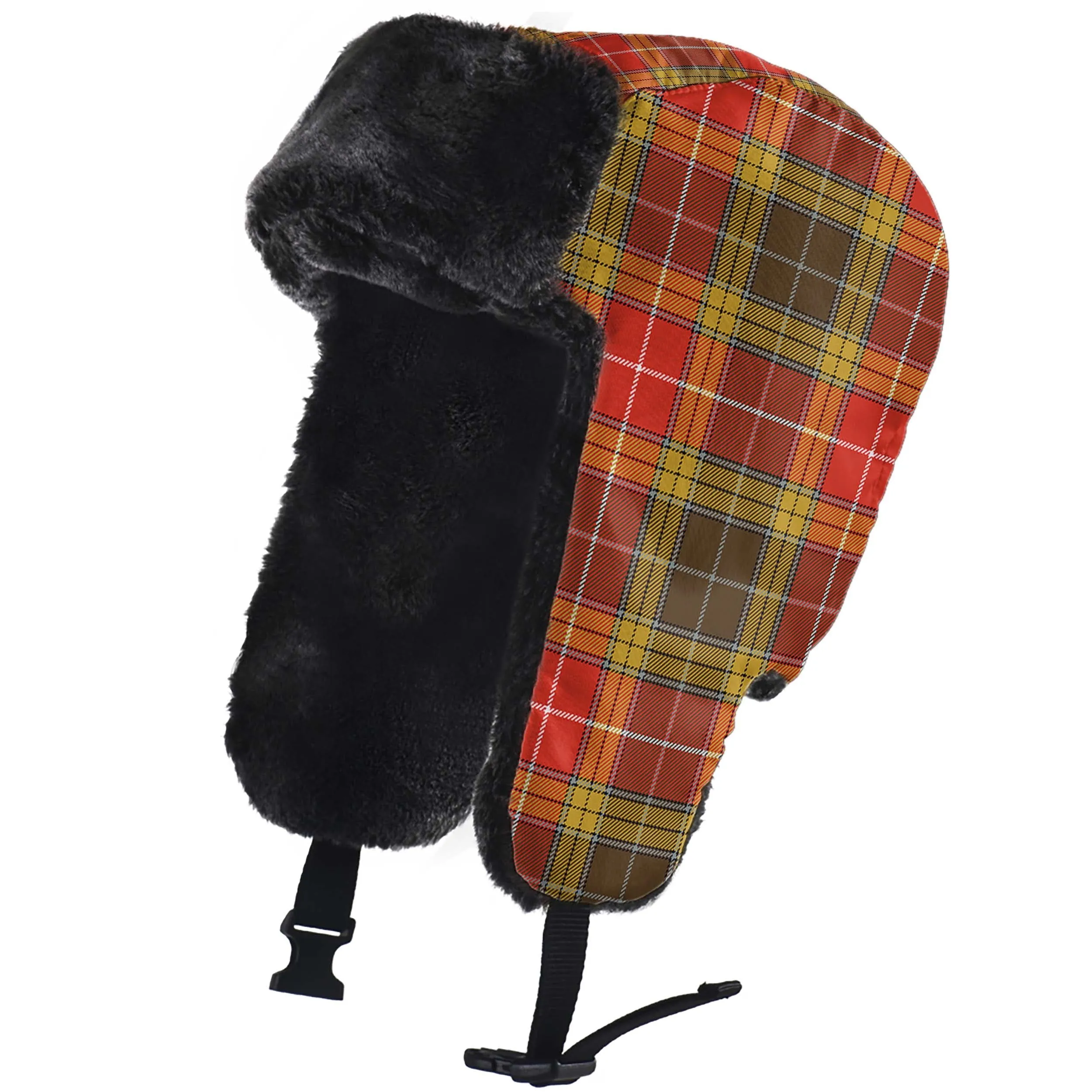 Buchanan Old Set Weathered Tartan Winter Trapper Hat