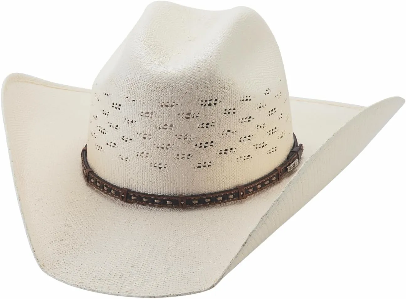 Bullhide Rodeo Round Up Straw Collection Owasso 20X Cowboy Hat in Size 7 1/8 Natural