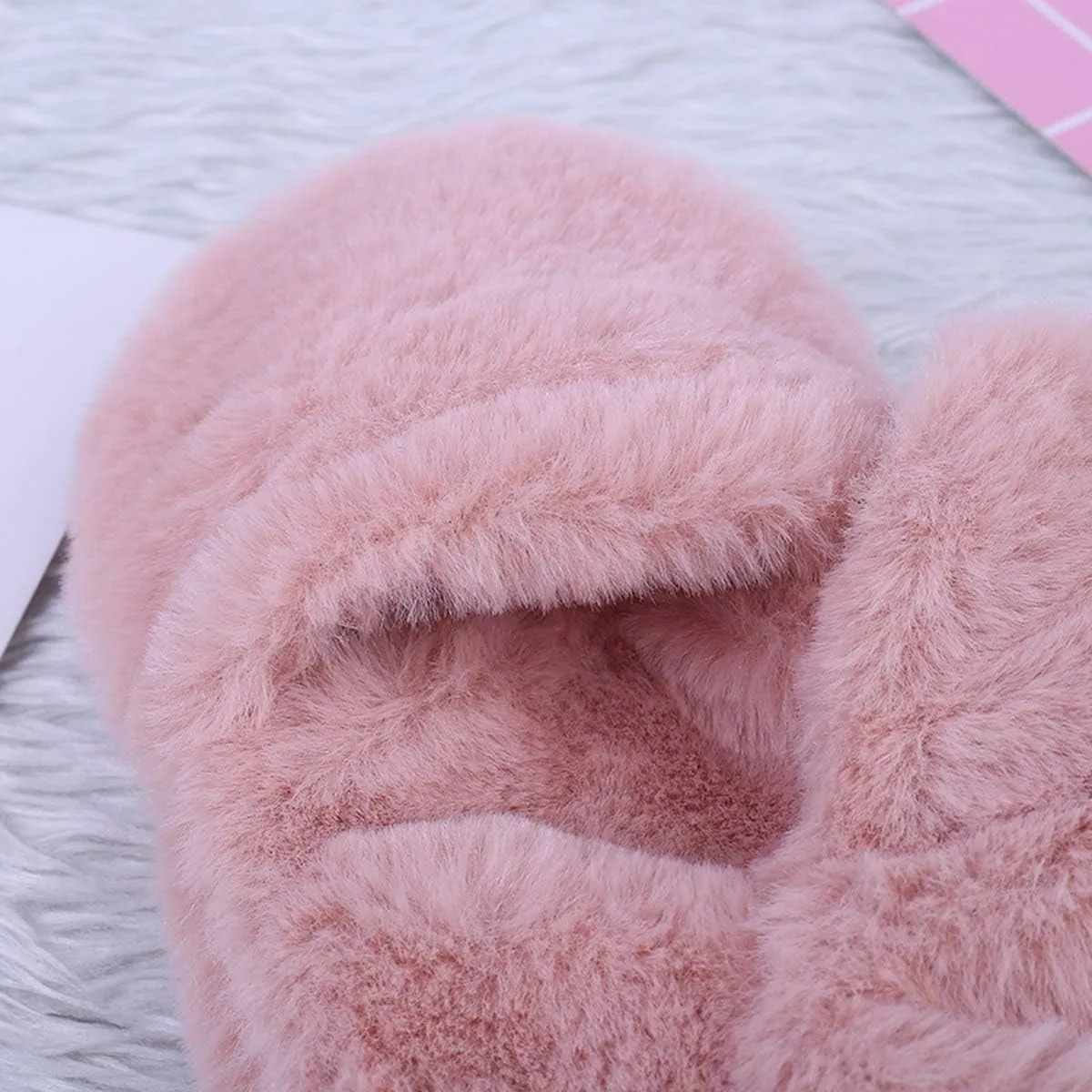 Eilova Unisex Winter Fluffy Gloves Mittens Windproof Fleece Plush Gloves with Warm Mitten Cover for Women Girls Boys