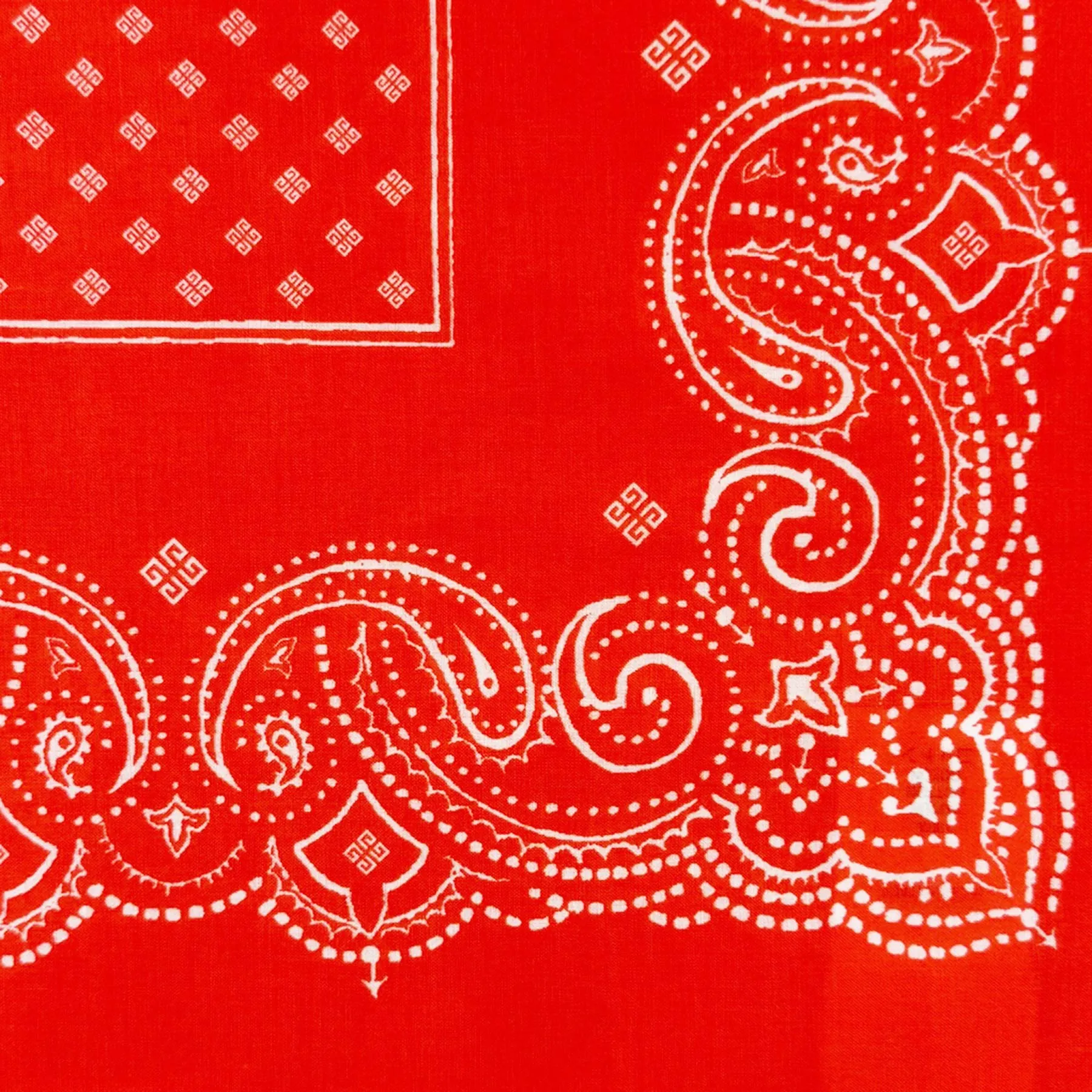 Givenchy Small Scarf Orange Paisley - Cotton Square Bandana FINAL SALE