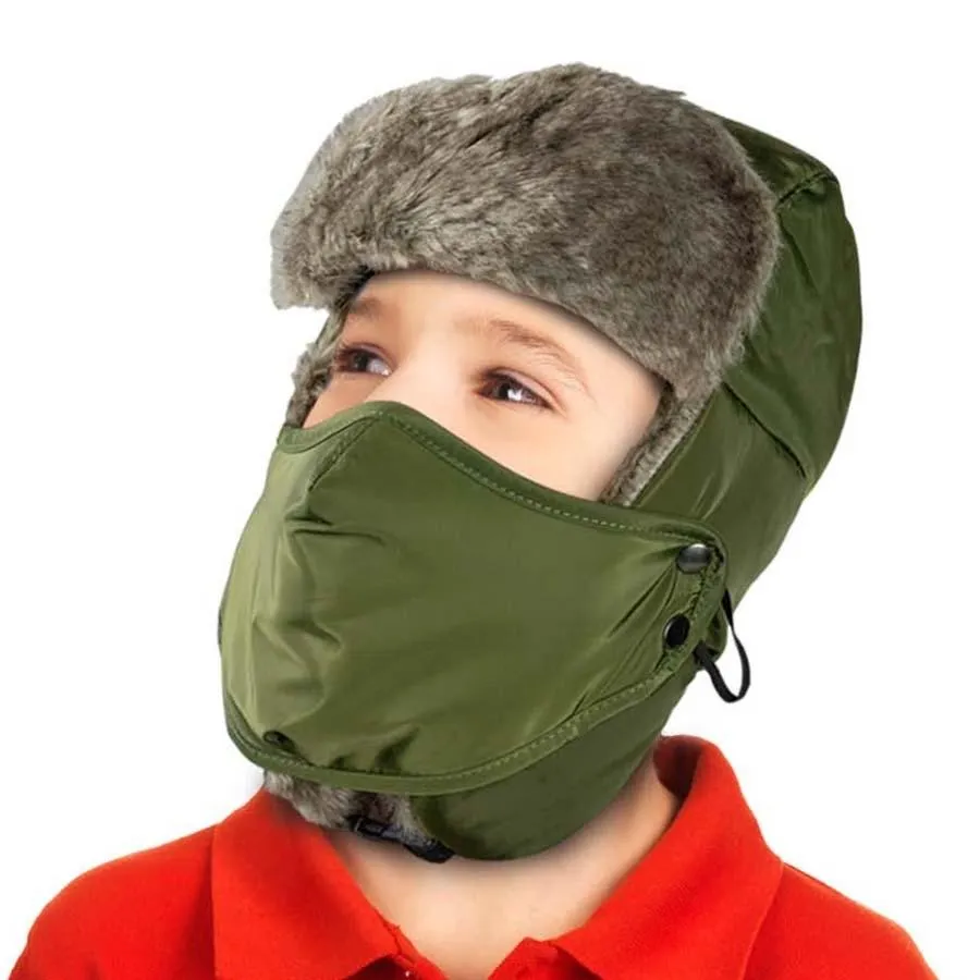 Kids Maximum-Coverage Winter Trooper Hat