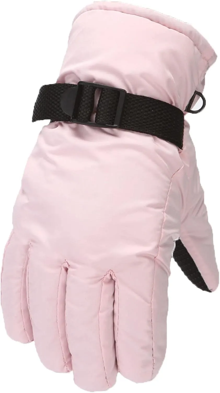 Kids Toddler Winter Warm ski Gloves Waterproof Snow Mittens Thermal Windproof Snowboard Gloves for Outddor Activities