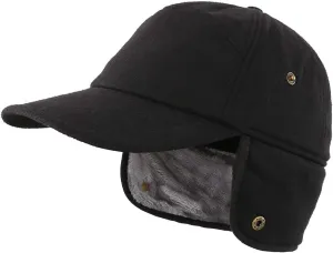 LLmoway Men’s Winter Baseball Cap with Earflaps Fleece Lined Trapper Hunting Hat