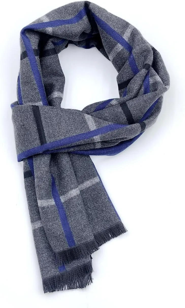 Mens Scarf,Luxuriously Soft Warm Scarf,Premium Cashmere Feel Thermal Scarves Scarf,Durable & Stylish,Gift for Husband Father