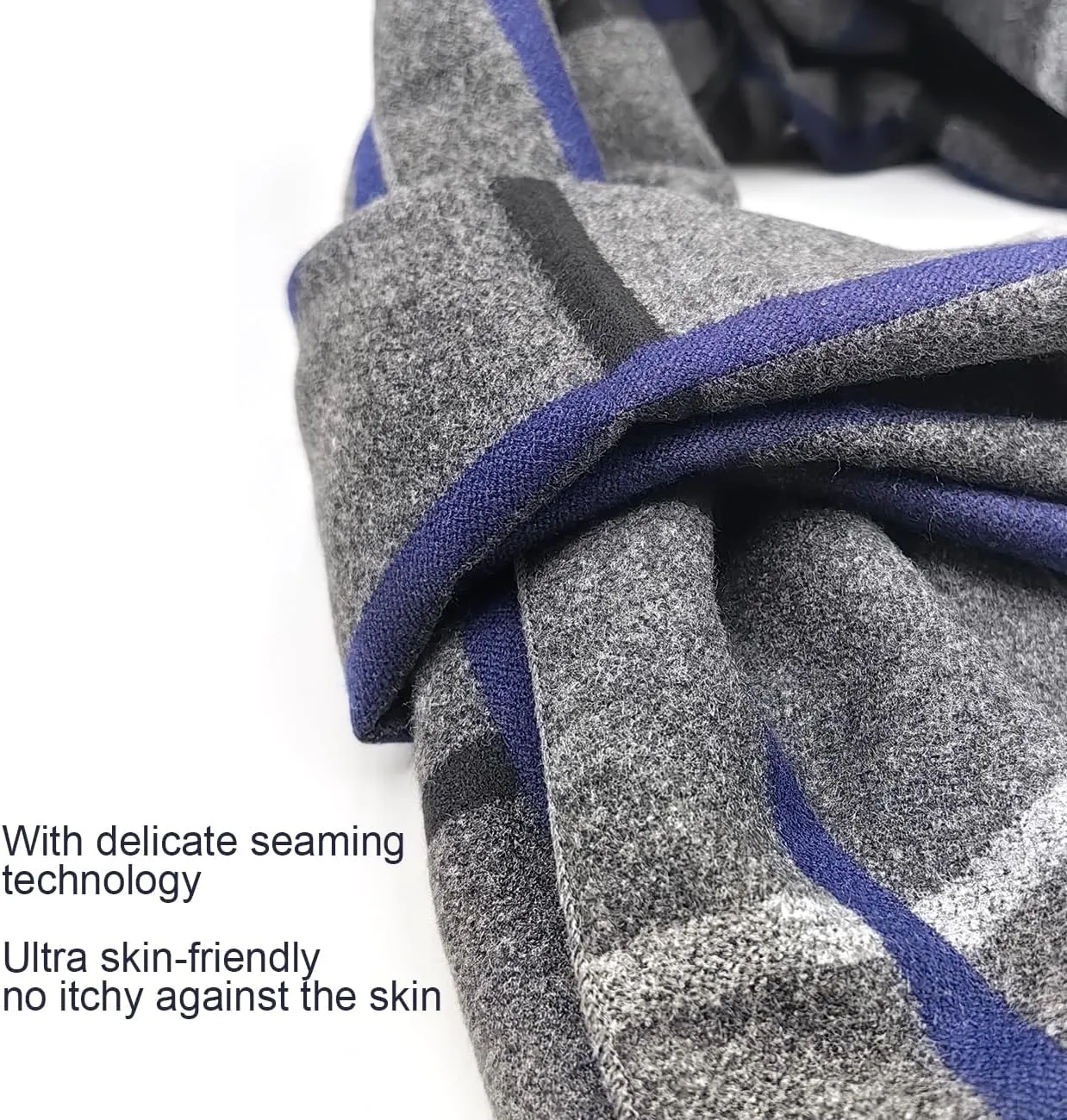Mens Scarf,Luxuriously Soft Warm Scarf,Premium Cashmere Feel Thermal Scarves Scarf,Durable & Stylish,Gift for Husband Father