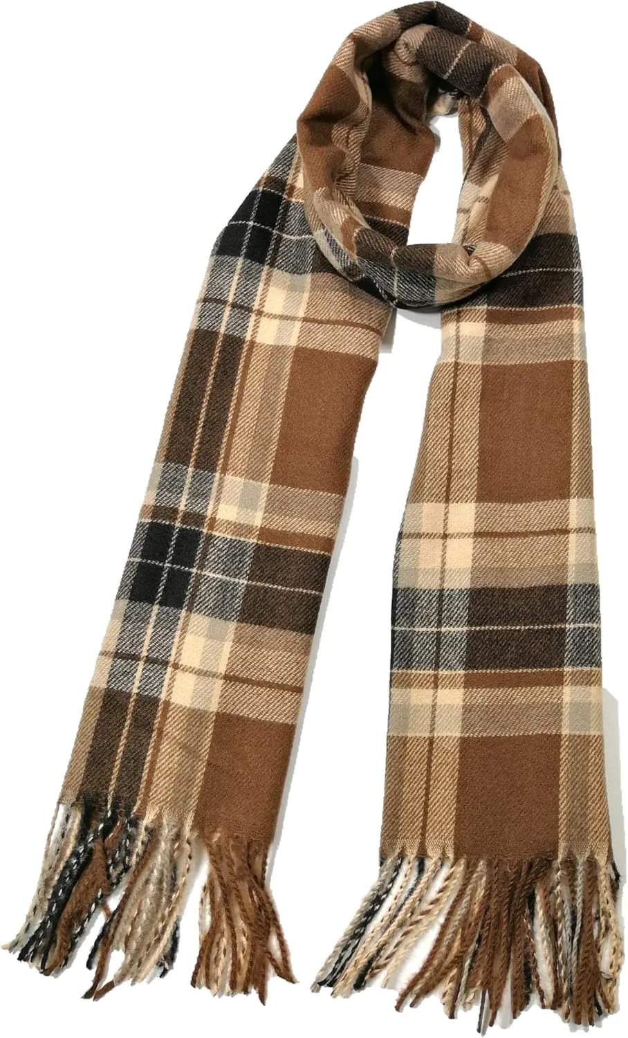 Shanlin Large Size Unisex Imitation Cashmere Winter Scarves for Men and Women
