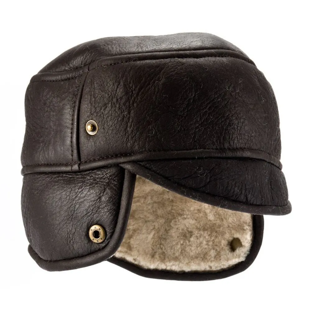 Sheepskin Trapper Hat