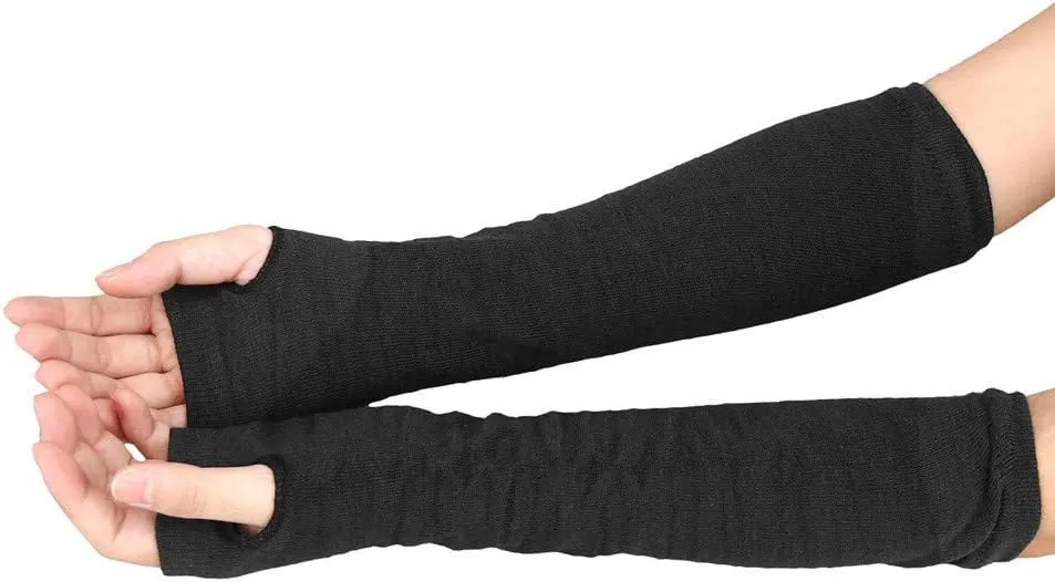 Winter Touchscreen Gloves Unisex Knitted Warm Gloves for Men Women Touchscreen Stretchy Mitten,black